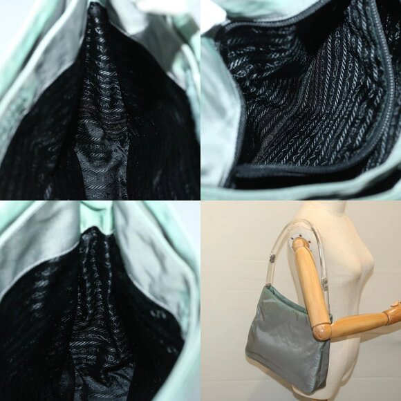 PRADA Shoulder Bag Nylon Khaki Auth 68087 - Picture 14 of 14